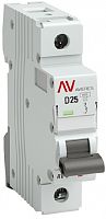 Выключатель автоматический EKF Averes AV-6 1п 25А D 6кА картинка